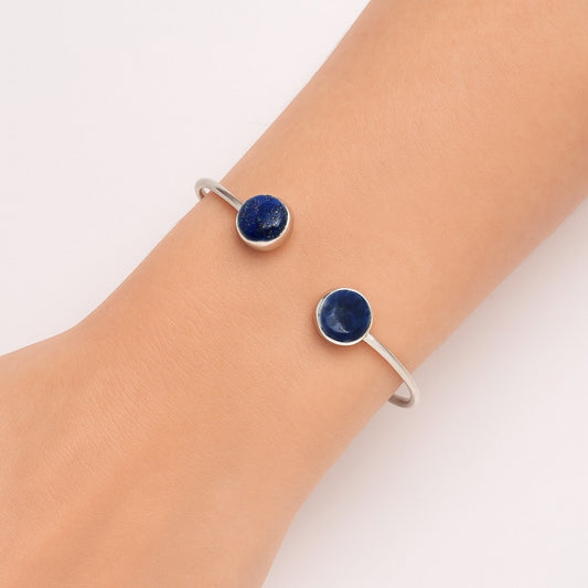 Premium Quality Lapis Lazuli Cuff Bangle Bracelet B-1004 42-EB10469