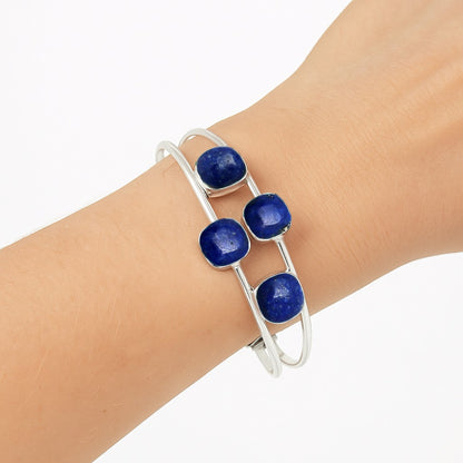 Premium Quality Lapis Lazuli Cuff Bangle Bracelet B-1047 42-EB10477