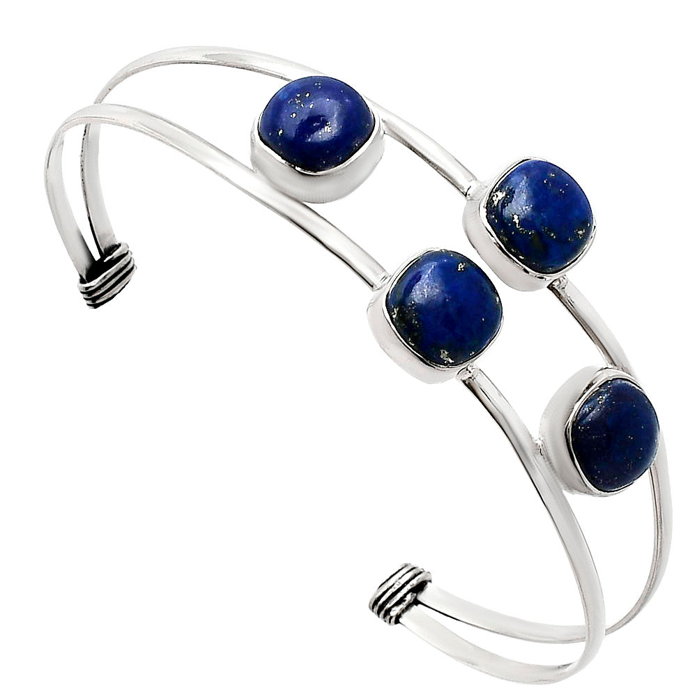 Premium Quality Lapis Lazuli Cuff Bangle Bracelet B-1047 42-EB10478