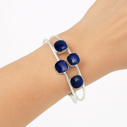 Premium Quality Lapis Lazuli Cuff Bangle Bracelet B-1047 42-EB10478