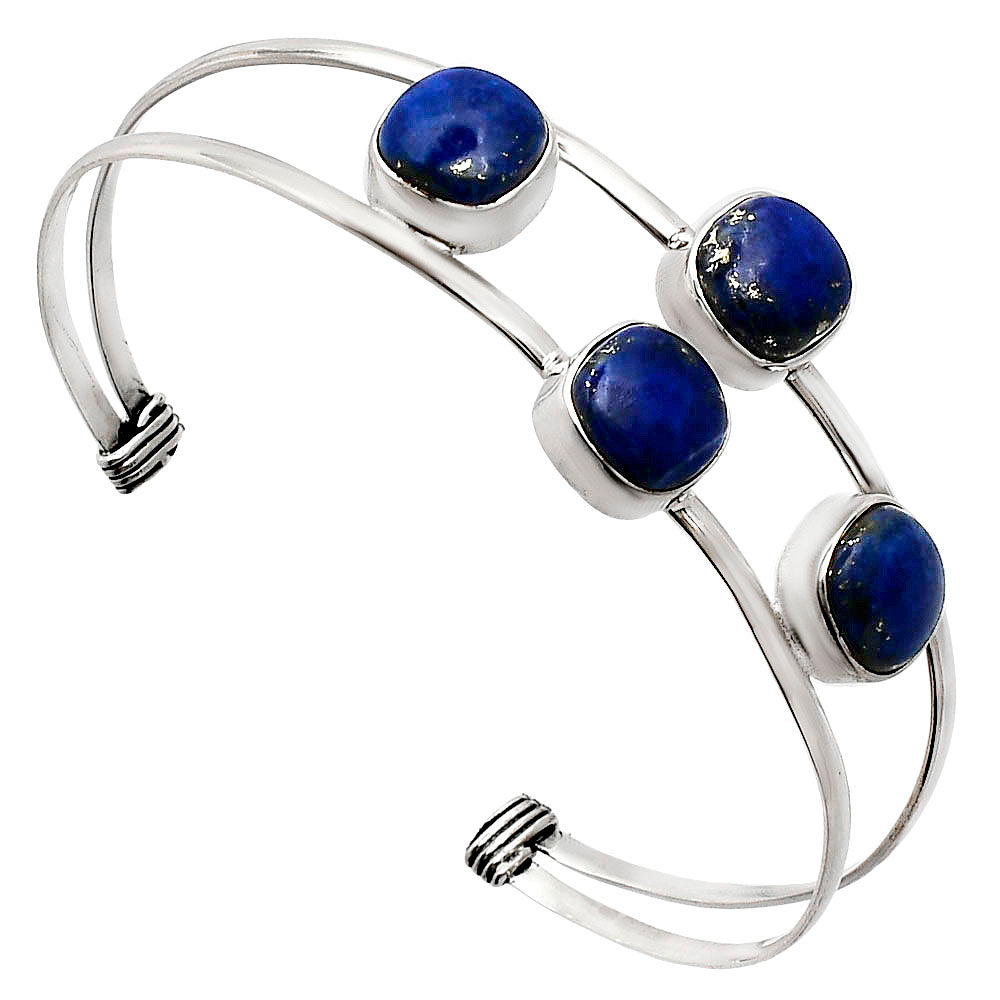Premium Quality Lapis Lazuli Cuff Bangle Bracelet B-1047 42-EB10479
