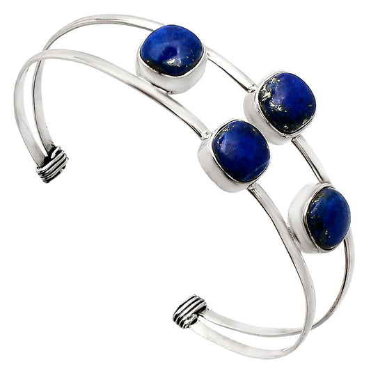 Premium Quality Lapis Lazuli Cuff Bangle Bracelet B-1047 42-EB10479