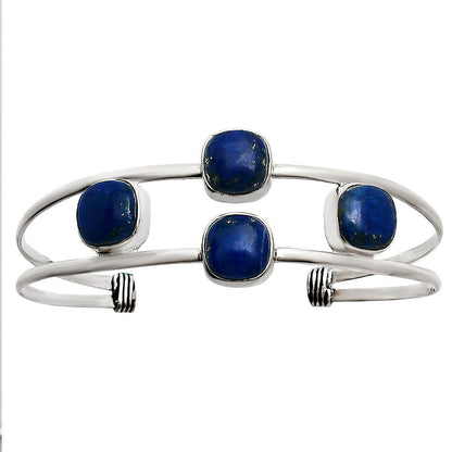 Premium Quality Lapis Lazuli Cuff Bangle Bracelet B-1047 42-EB10479