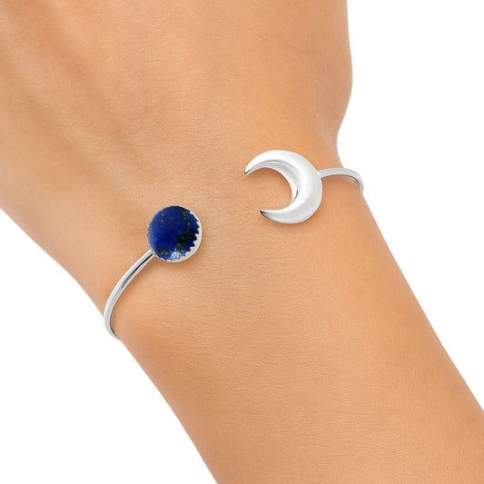 Premium Quality Lapis Lazuli Cuff Bangle Bracelet B-1046 42-EB10495