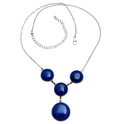 Premium Quality Lapis Lazuli & Lapis Lazuli Necklace N-1013 42-EN10125