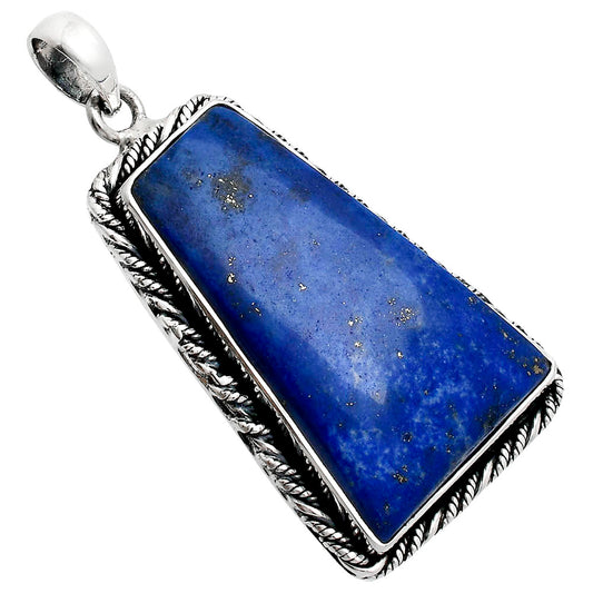 Premium Quality Natural Lapis Lazuli Pendant P-1074 42-EP10313