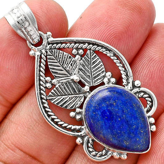 Premium Quality Natural Lapis Lazuli Pendant P-1258 42-EP10314