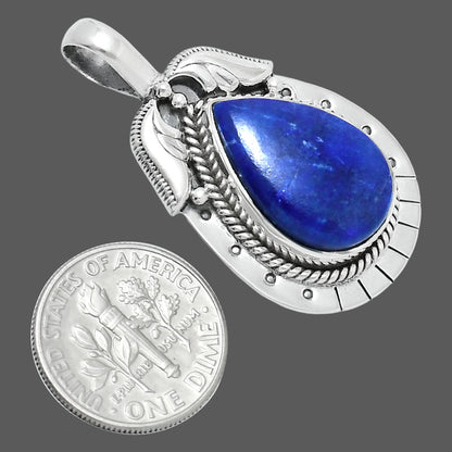 Premium Quality Lapis Lazuli - Afghanistan Pendant P-1568 42-EP10316