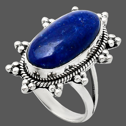 Premium Quality Lapis Lazuli - Afghanistan Ring size-9 R-1234 42-ER13586