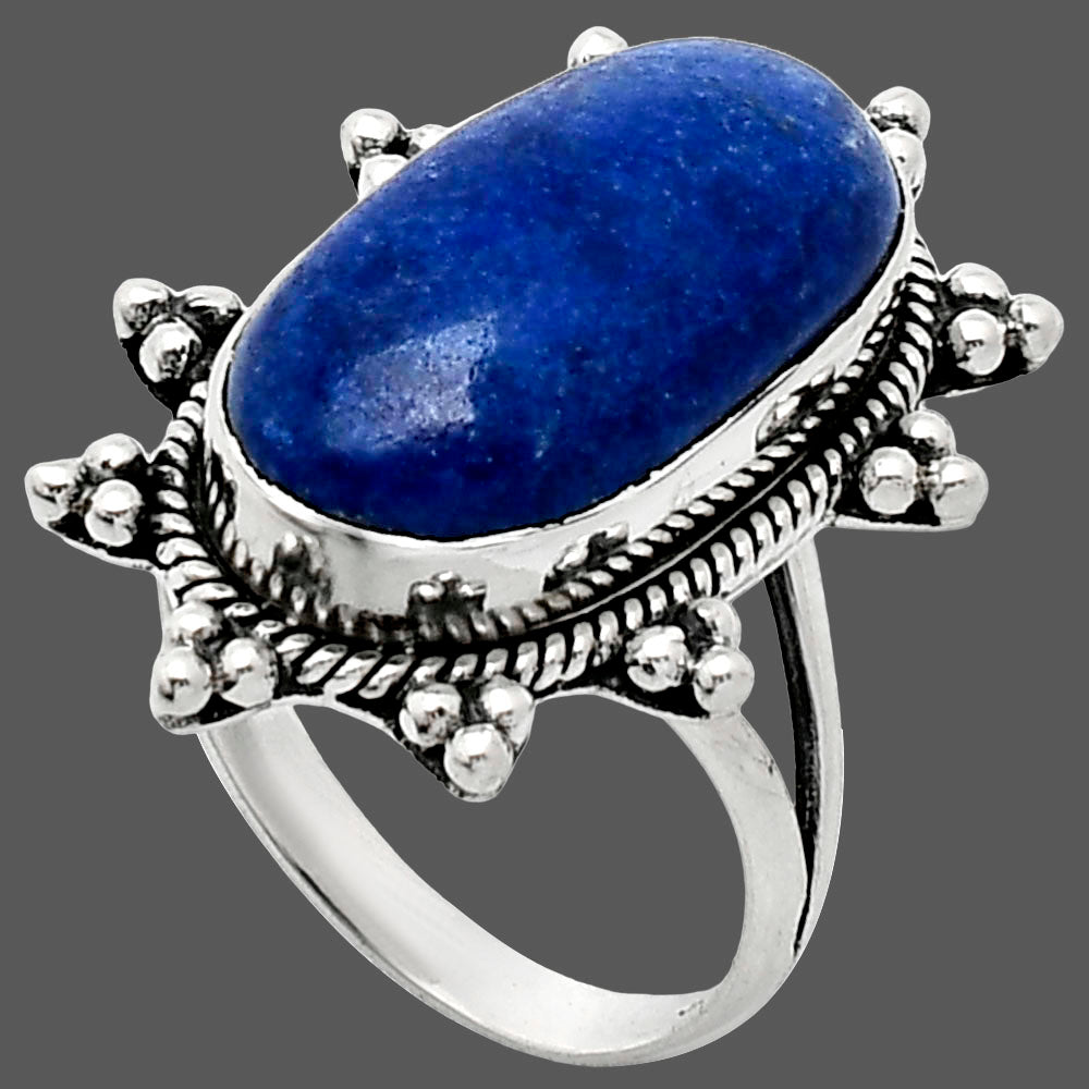 Premium Quality Lapis Lazuli - Afghanistan Ring size-9 R-1234 42-ER13587