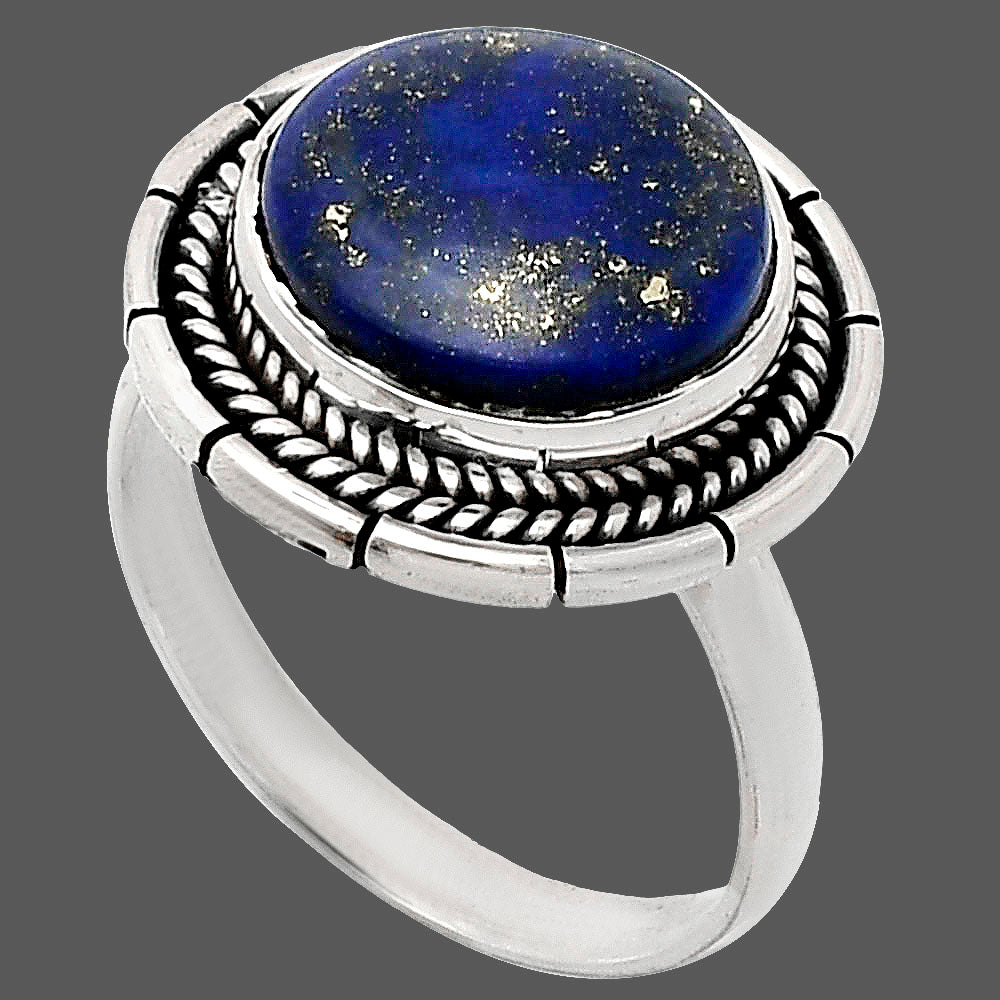 Premium Quality Lapis Lazuli - Afghanistan Ring size-9.5 R-1728 42-ER13593