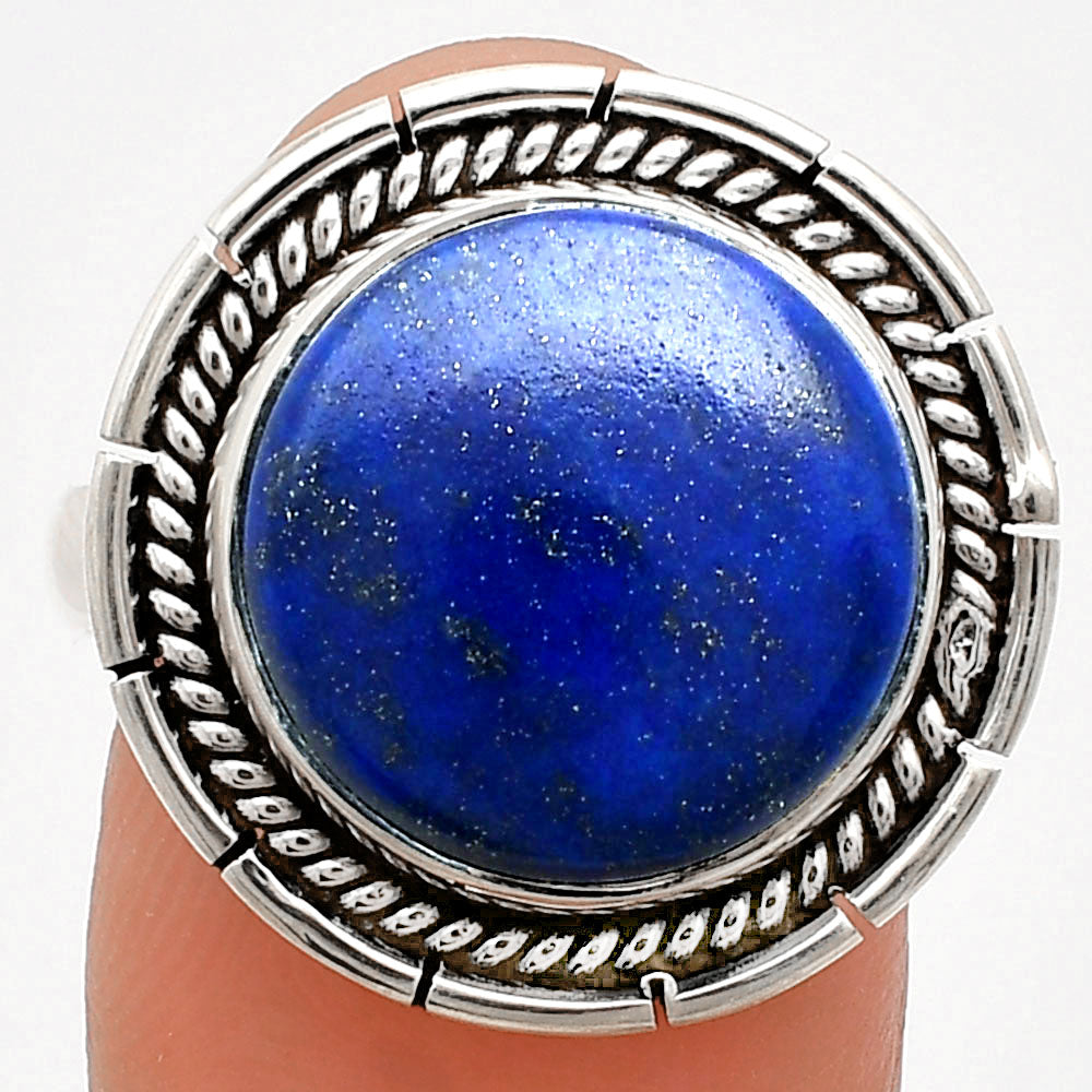 Premium Quality Lapis Lazuli - Afghanistan Ring size-9 R-1728 42-ER13594
