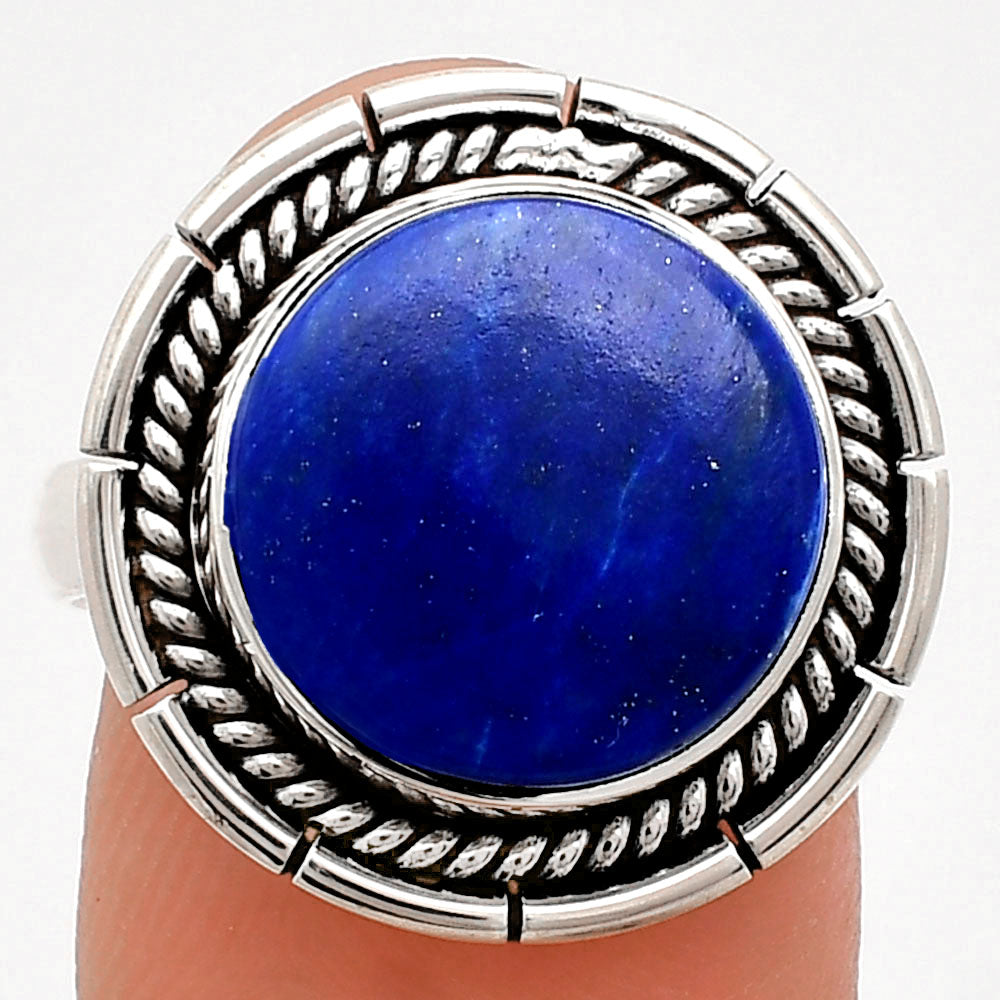 Premium Quality Lapis Lazuli - Afghanistan Ring size-8 R-1728 42-ER13596