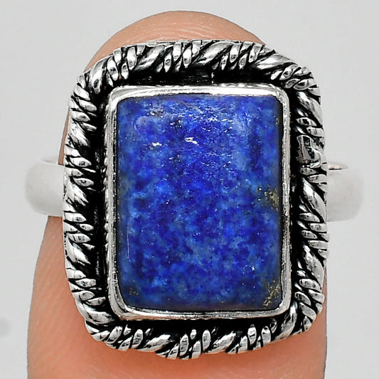 Premium Quality Lapis Lazuli - Afghanistan Ring size-8 R-1013 42-ER13599