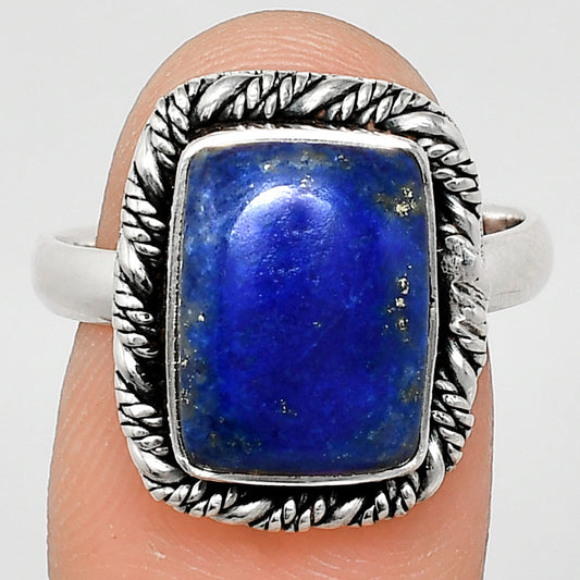 Premium Quality Lapis Lazuli - Afghanistan Ring size-8.5 R-1013 42-ER13600