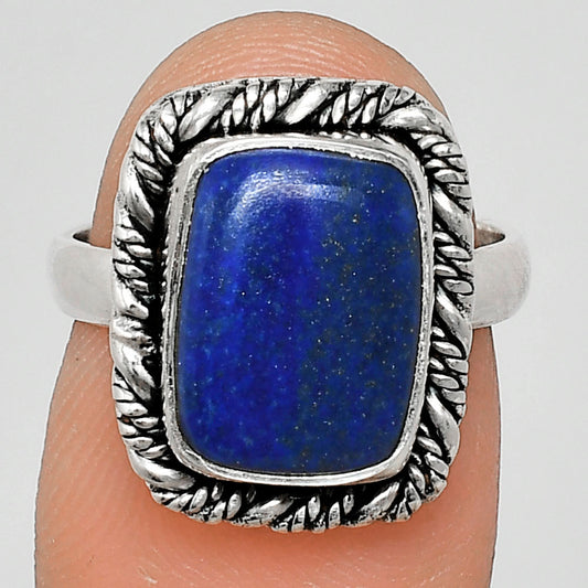 Premium Quality Lapis Lazuli - Afghanistan Ring size-6 R-1013 42-ER13601