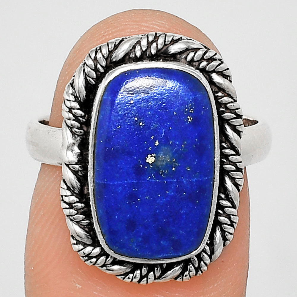 Premium Quality Lapis Lazuli - Afghanistan Ring size-7 R-1013 42-ER13602