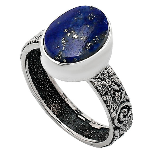 Premium Quality Lapis Lazuli - Afghanistan Ring size-6 R-1055 42-ER13604