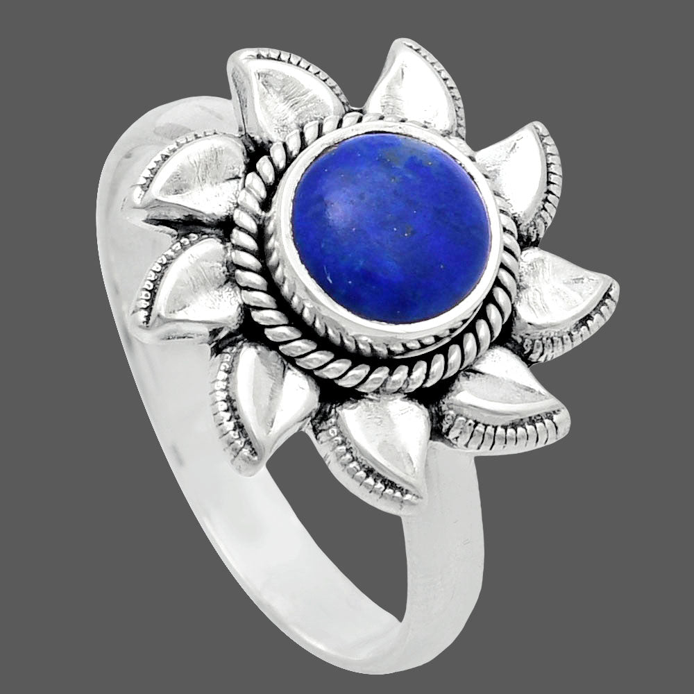 Premium Quality Sun - Lapis Lazuli - Afghanistan Ring size-9 R-1617 42-ER13610