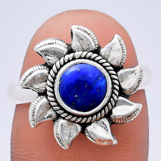 Premium Quality Sun - Lapis Lazuli - Afghanistan Ring size-8 R-1617 42-ER13611