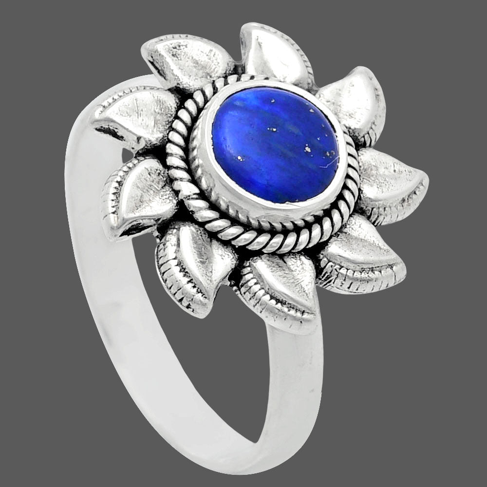 Premium Quality Sun - Lapis Lazuli - Afghanistan Ring size-8 R-1617 42-ER13611