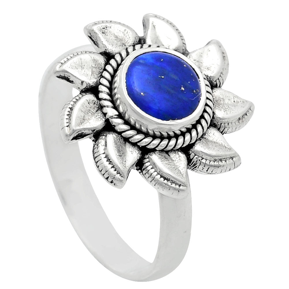 Premium Quality Sun - Lapis Lazuli - Afghanistan Ring size-8 R-1617 42-ER13611