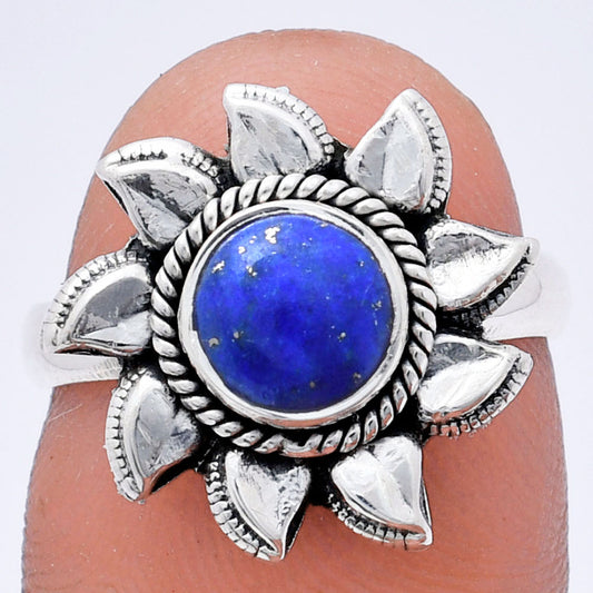 Premium Quality Sun - Lapis Lazuli - Afghanistan Ring size-7 R-1617 42-ER13615