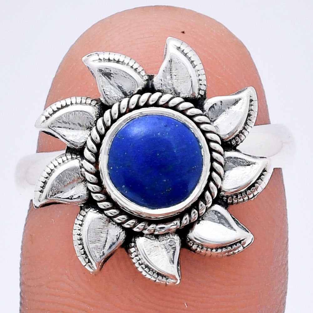 Premium Quality Sun - Lapis Lazuli - Afghanistan Ring size-8 R-1617 42-ER13616