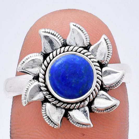 Premium Quality Sun - Lapis Lazuli - Afghanistan Ring size-8.5 R-1617 42-ER13617