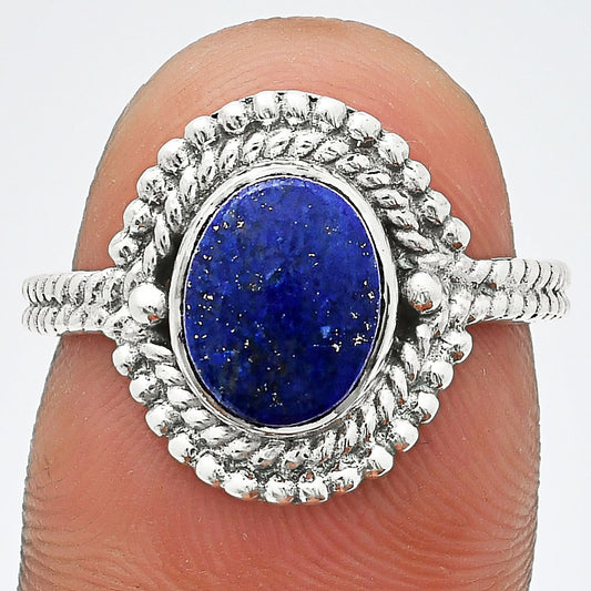 Premium Quality Lapis Lazuli - Afghanistan Ring size-7 R-1729 42-ER13624