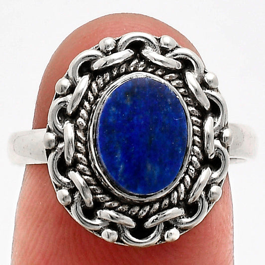 Premium Quality Lapis Lazuli - Afghanistan Ring size-8 R-1667 42-ER13625