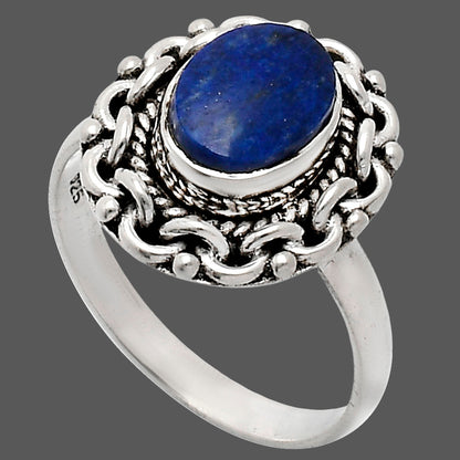 Premium Quality Lapis Lazuli - Afghanistan Ring size-8 R-1667 42-ER13625