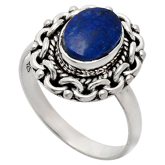 Premium Quality Lapis Lazuli - Afghanistan Ring size-8 R-1667 42-ER13625