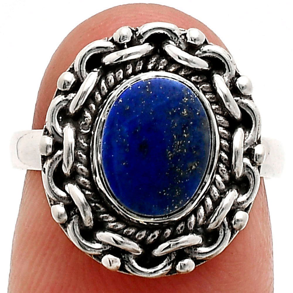 Premium Quality Lapis Lazuli - Afghanistan Ring size-6 R-1667 42-ER13627