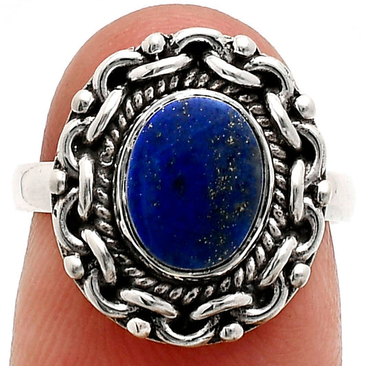 Premium Quality Lapis Lazuli - Afghanistan Ring size-6 R-1667 42-ER13627