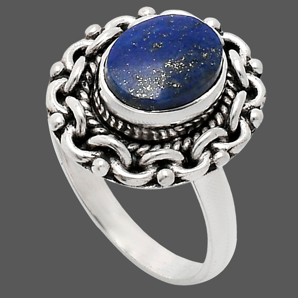 Premium Quality Lapis Lazuli - Afghanistan Ring size-6 R-1667 42-ER13627