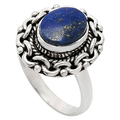 Premium Quality Lapis Lazuli - Afghanistan Ring size-6 R-1667 42-ER13627