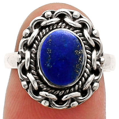 Premium Quality Lapis Lazuli - Afghanistan Ring size-7 R-1667 42-ER13628