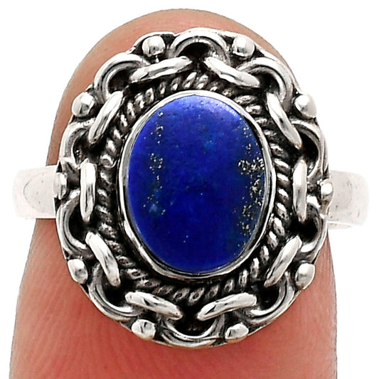Premium Quality Lapis Lazuli - Afghanistan Ring size-7 R-1667 42-ER13628