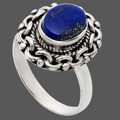 Premium Quality Lapis Lazuli - Afghanistan Ring size-7 R-1667 42-ER13628