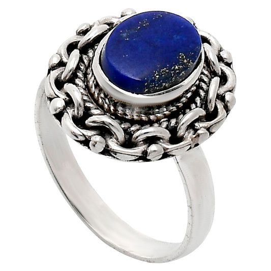 Premium Quality Lapis Lazuli - Afghanistan Ring size-7 R-1667 42-ER13628