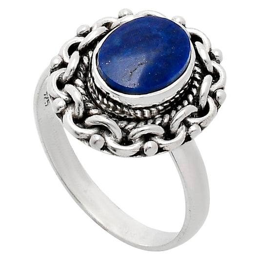 Premium Quality Lapis Lazuli - Afghanistan Ring size-8 R-1667 42-ER13631