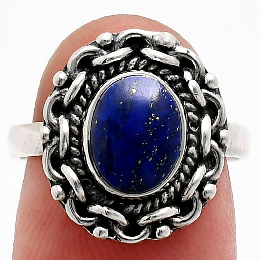 Premium Quality Lapis Lazuli - Afghanistan Ring size-7 R-1667 42-ER13635
