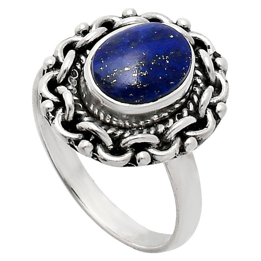 Premium Quality Lapis Lazuli - Afghanistan Ring size-7 R-1667 42-ER13635
