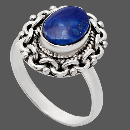 Premium Quality Lapis Lazuli - Afghanistan Ring size-8 R-1667 42-ER13636
