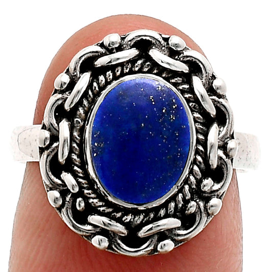 Premium Quality Lapis Lazuli - Afghanistan Ring size-7 R-1667 42-ER13637