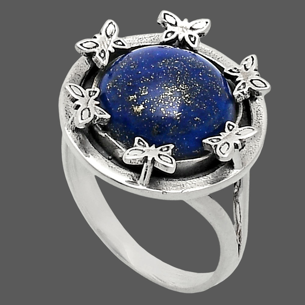 Premium Quality Natural Lapis Lazuli Ring size-7 R-1716 42-ER13653