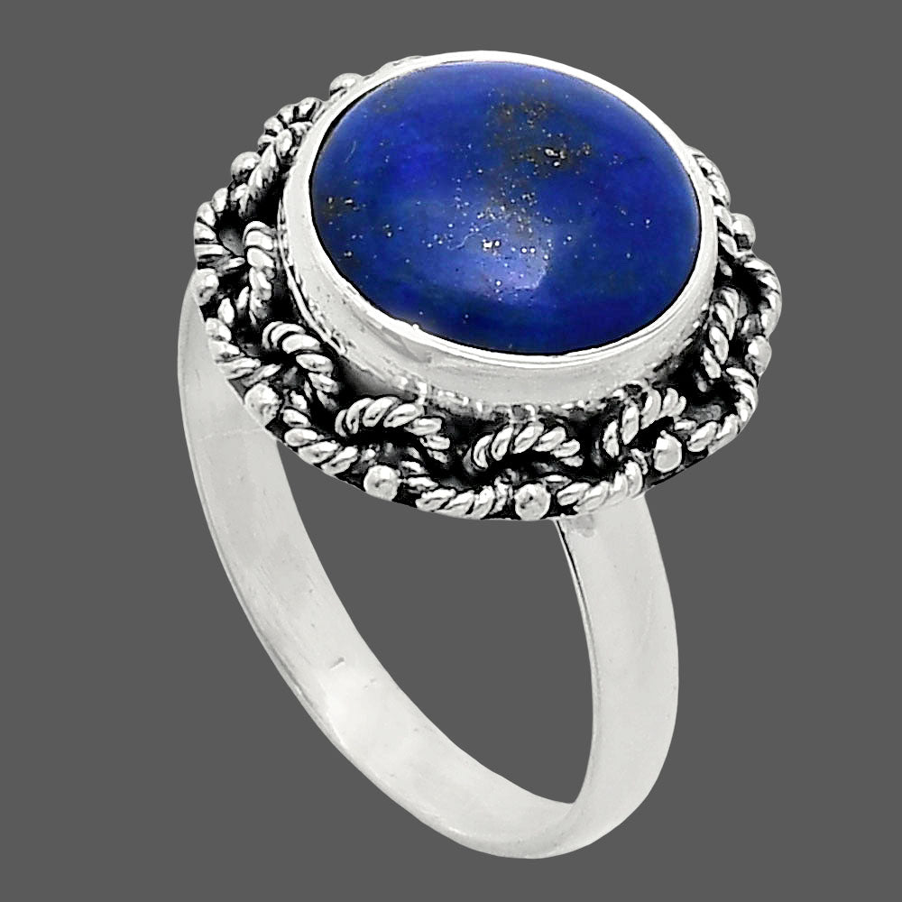 Premium Quality Natural Lapis Lazuli Ring size-9 R-1266 42-ER13656