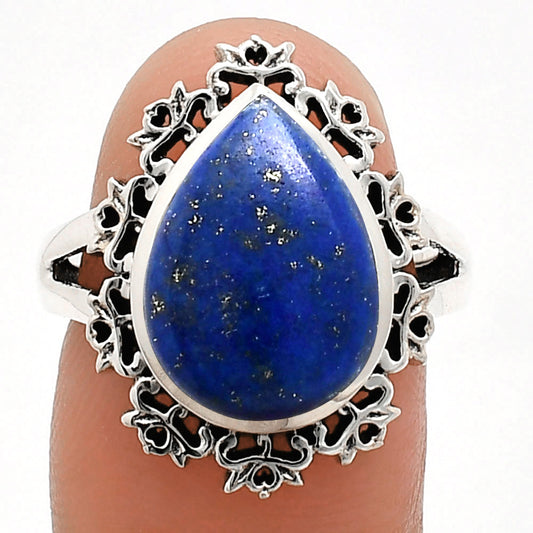 Premium Quality Natural Lapis Lazuli Ring size-7 R-1114 42-ER13665