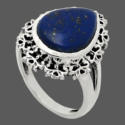 Premium Quality Natural Lapis Lazuli Ring size-7 R-1114 42-ER13665